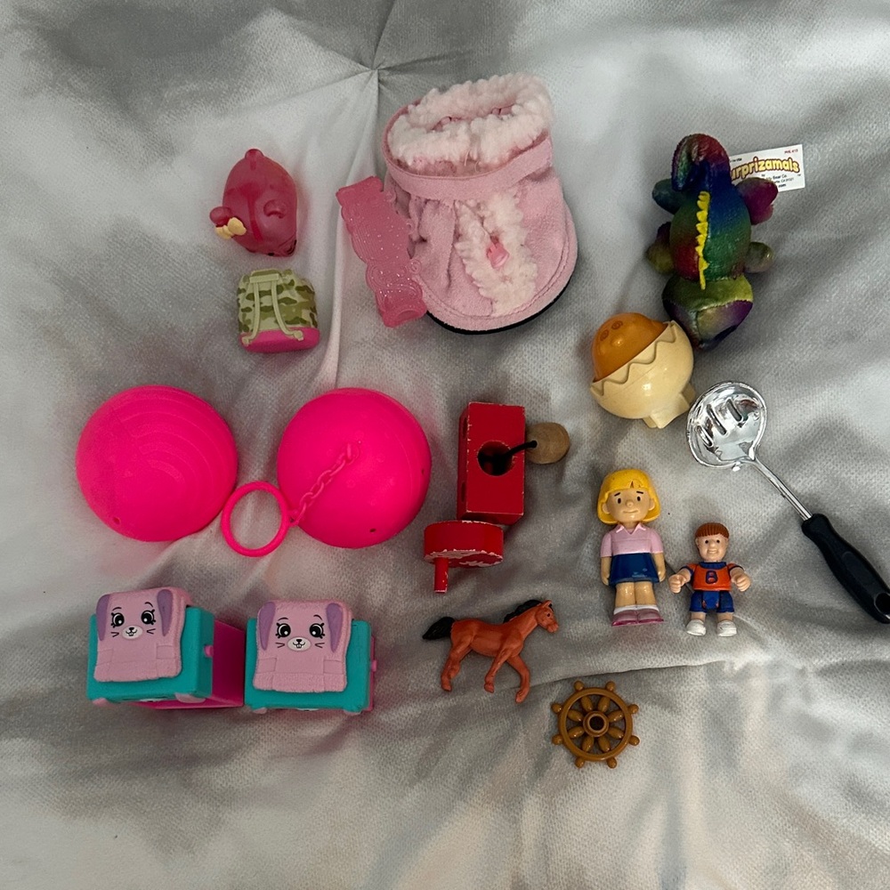 Assorted Kids Toy Set with Pink and Blue Accents